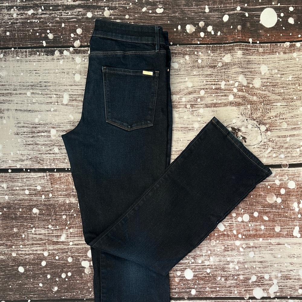 White House Black Market Dark Blue Boot Cut Jeans size 12